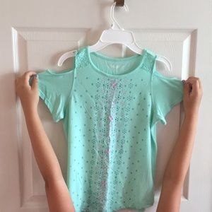 Girls comfy off the shoulder top
